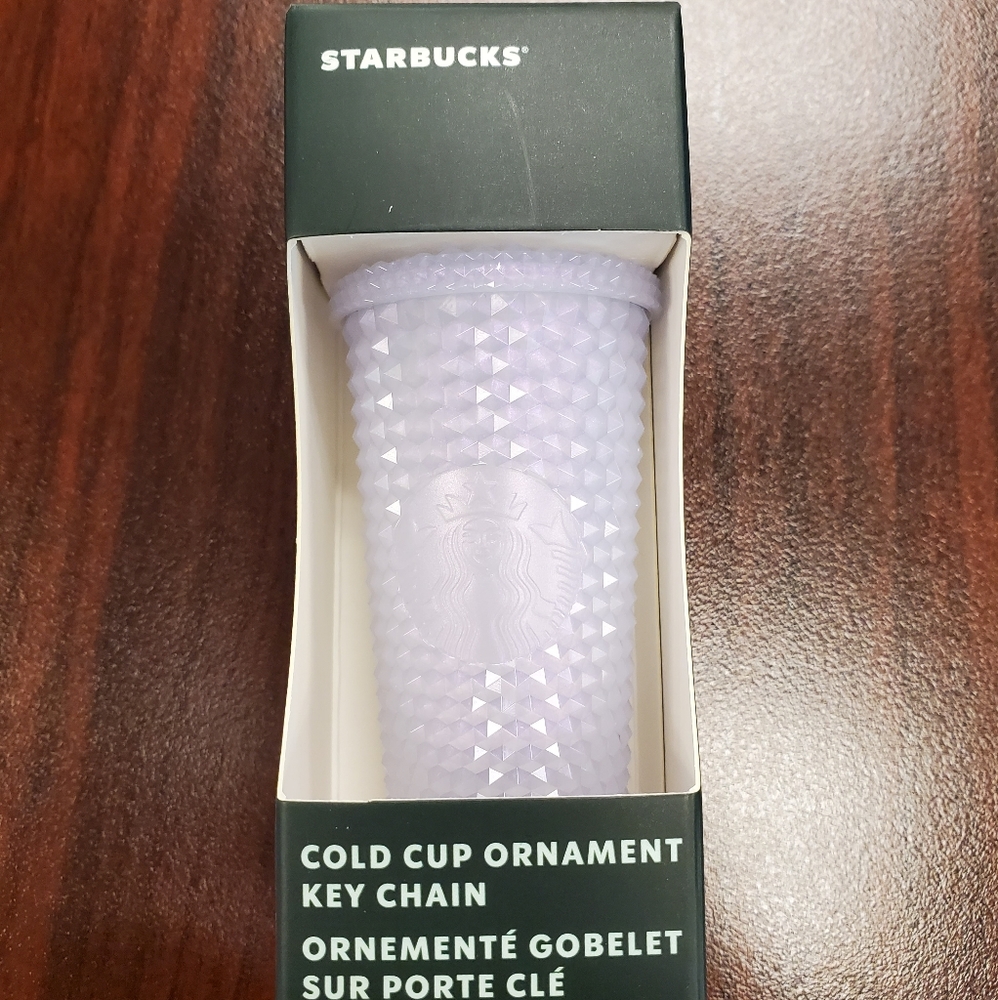 NWT Starbucks Cold Cup 2021 Ornament Keychain